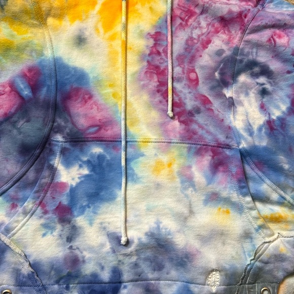 Free People Movement In Motion Muscle Sweat size Small NEW White Tie Dye - Picture 4 of 7